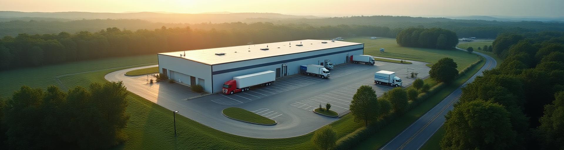 RJ Trucking & Hauling Facility and Louisburg NC Area Map Overview